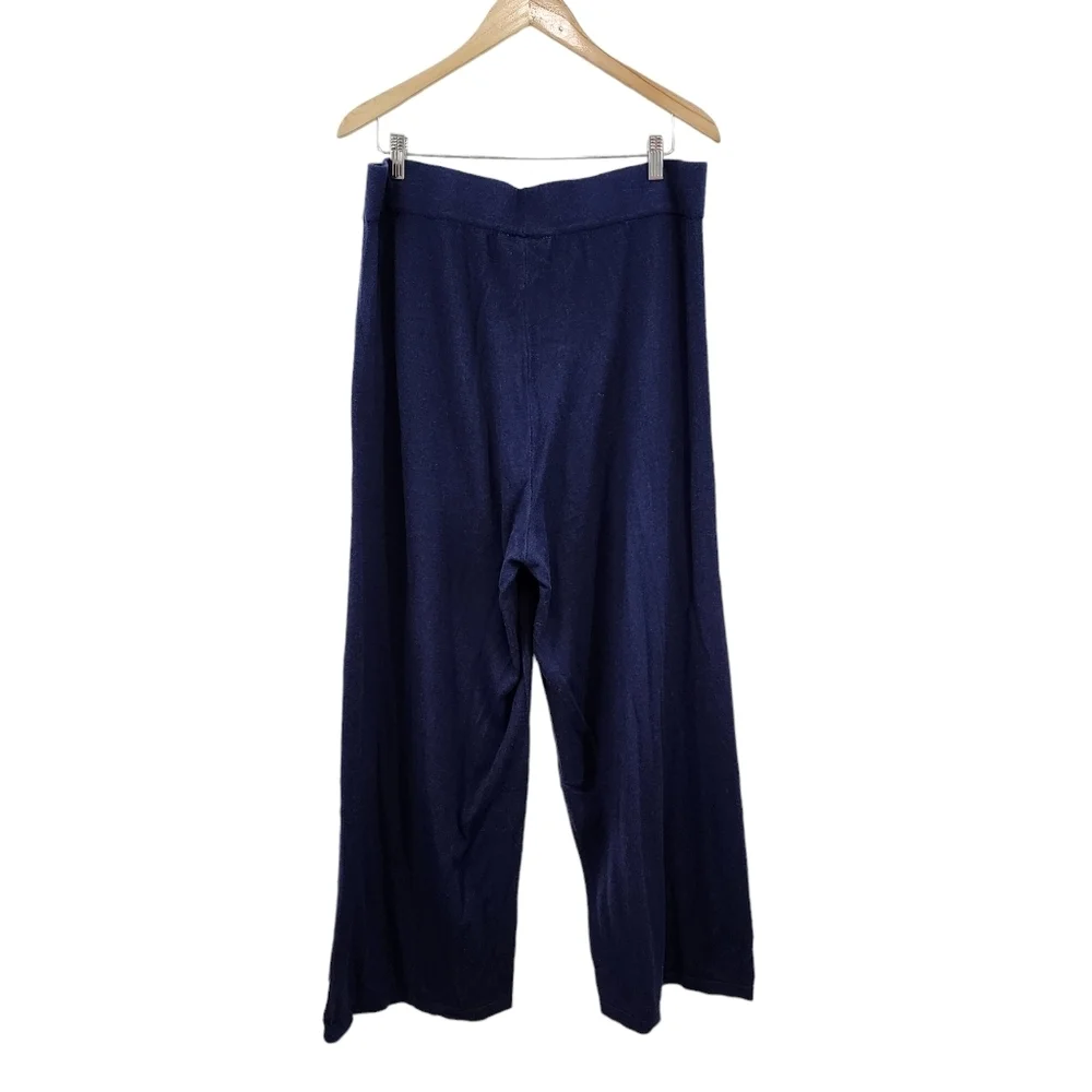 Jessica London Women’s Plus Size Cashmere Blend Wide Leg Pants - 18/20